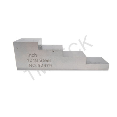 1018 Steel 4 Step Calibration Block with 0.25''-0.5''-0.75''-1.0'' Thickness for Ultrasonic Testing