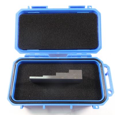 4 Step Ultrasonic Calibration Block with 3-5-10-15mm Thickness in 1018 Steel for Ultrasonic Testing