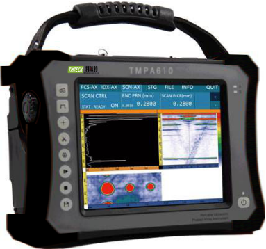 64-Channel TMPA610 & TMPA610TD Phased Array Ultrasonic Flaw Detector IP54 Phased Array Flaw Detector