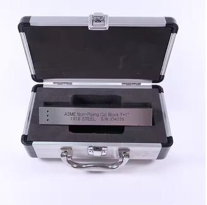 ASME Blok Kalibracyjny Nie-Rurociągowy T=1 cal ASME Typ 1018 Stalowy Blok Kalibracyjny do Fal Poprzecznych UT (grubość 1 cal)