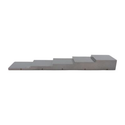 5 stopniowy blok kalibracji ultradźwiękowej o grubości 2-4-6-8-10 mm i różnych materiałach