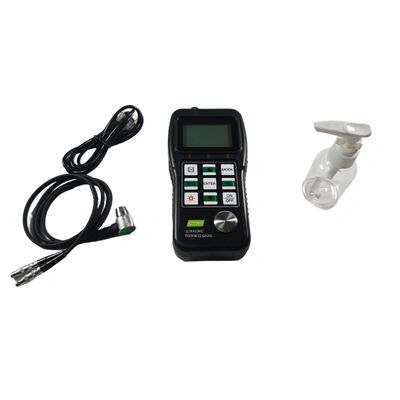 Miernik grubości ultradźwiękowy TM210 PLUS z zakresem pomiarowym 0,75 mm ~ 300,0 mm, wyświetlaczem LCD 128*64 i 2-letnią gwarancją