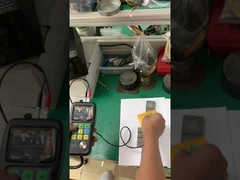 Ultrasonic thickness gauge TM281 operates video